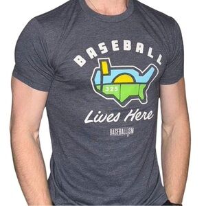 Baseballism "Baseball Lives Here" t-shirt
